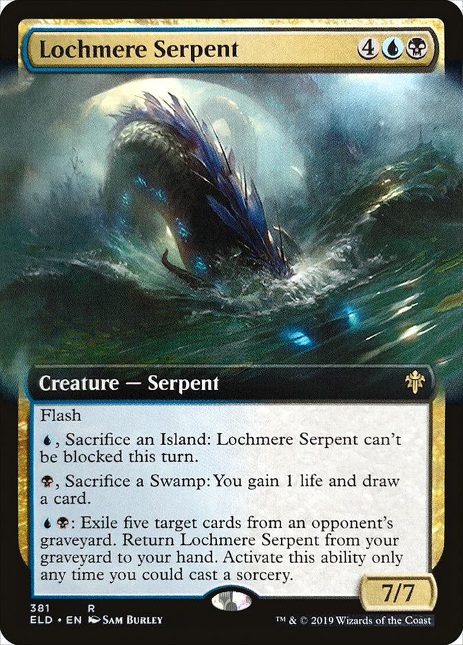 Lochmere Serpent (Extended Art) [Throne of Eldraine] | Good Games North