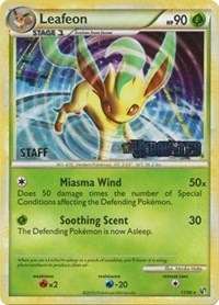 Leafeon (17/90) (Prerelease Promo) [Staff] [Nintendo: Black Star Promos] | Good Games North