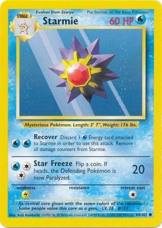 Starmie (64/102) [Base Set Unlimited] | Good Games North
