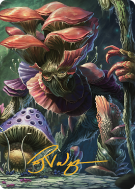 Myconid Spore Tender Art Card (Gold-Stamped Signature) [Commander Legends: Battle for Baldur's Gate Art Series] | Good Games North