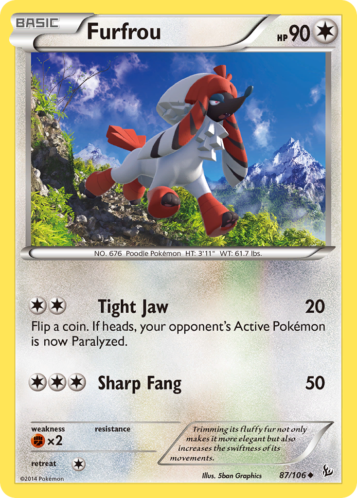 Furfrou (87/106) [XY: Flashfire] | Good Games North