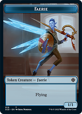 Pegasus // Faerie Double-Sided Token [Starter Commander Decks] | Good Games North