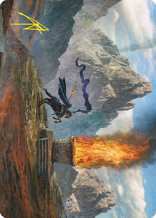 Call for Aid Art Card (Gold-Stamped Signature) [The Lord of the Rings: Tales of Middle-earth Art Series] | Good Games North