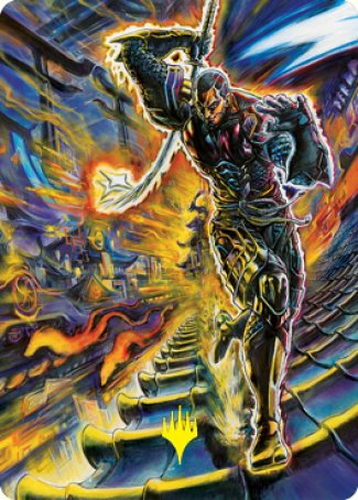 Kaito Shizuki 2 Art Card (Gold-Stamped Signature) [Kamigawa: Neon Dynasty Art Series] | Good Games North
