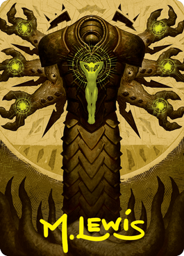 Inquisition of Kozilek Art Card (Gold-Stamped Signature) [Strixhaven: School of Mages Art Series] | Good Games North