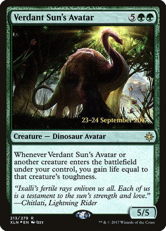 Verdant Sun's Avatar [Ixalan Promos] | Good Games North