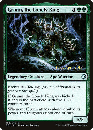 Grunn, the Lonely King [Dominaria Promos] | Good Games North