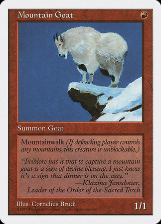 Mountain Goat [Fifth Edition] | Good Games North