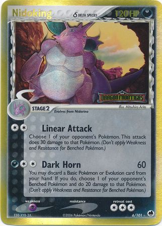 Nidoking (6/101) (Delta Species) (Stamped) [EX: Dragon Frontiers] | Good Games North