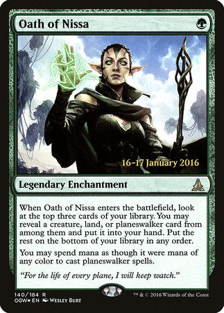 Oath of Nissa [Oath of the Gatewatch Promos] | Good Games North