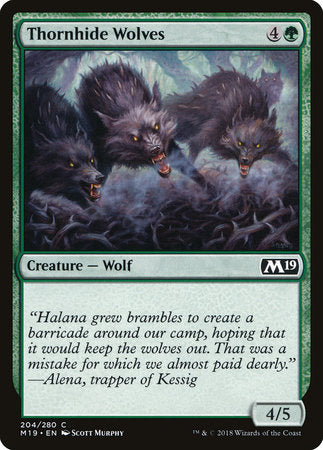 Thornhide Wolves [Core Set 2019] | Good Games North