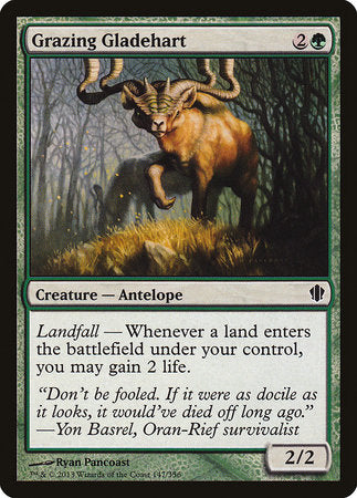Grazing Gladehart [Commander 2013] | Good Games North