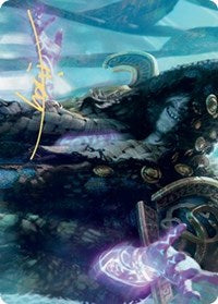 Valki, God of Lies Art Card (Gold-Stamped Signature) [Kaldheim: Art Series] | Good Games North