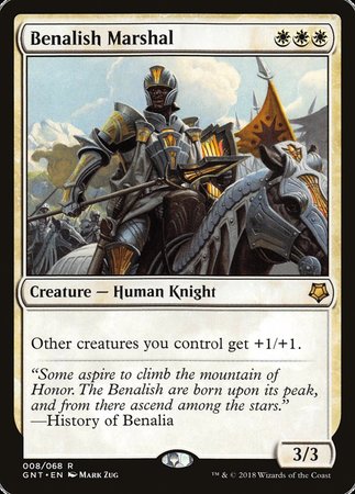 Benalish Marshal [Game Night] | Good Games North