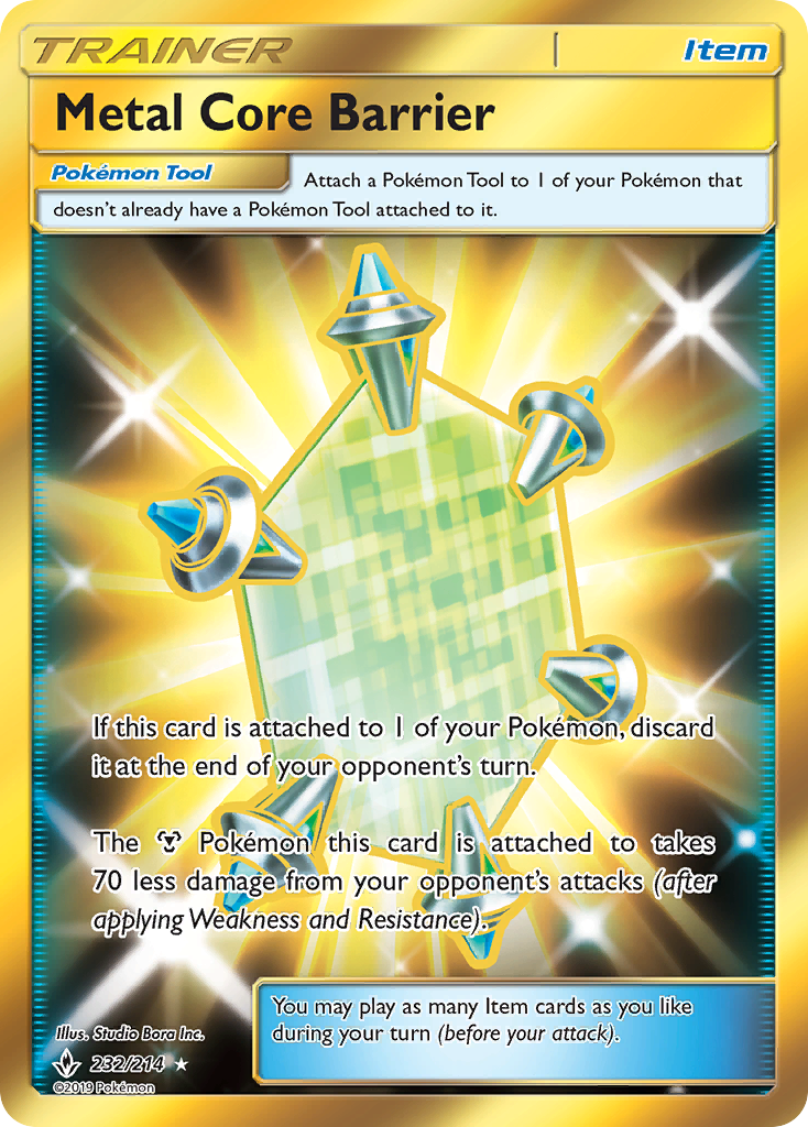Metal Core Barrier (232/214) [Sun & Moon: Unbroken Bonds] | Good Games North
