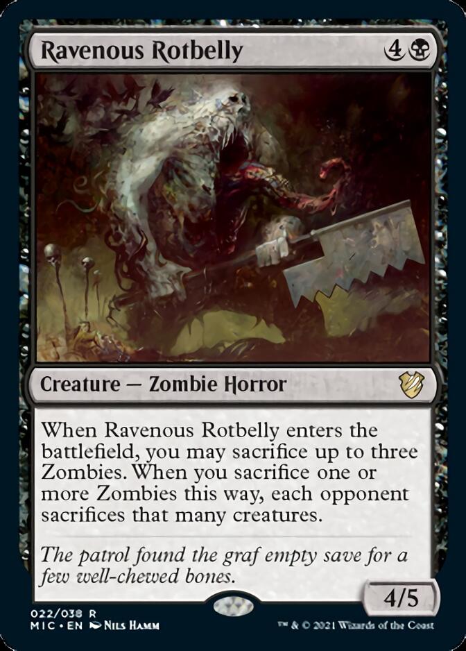Ravenous Rotbelly [Innistrad: Midnight Hunt Commander] | Good Games North