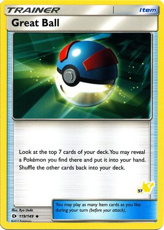 Great Ball (119/149) (Pikachu Stamp #57) [Battle Academy 2020] | Good Games North
