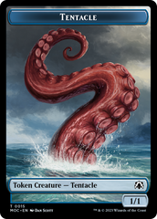 Tentacle // Human (26) Double-Sided Token [March of the Machine Commander Tokens] | Good Games North