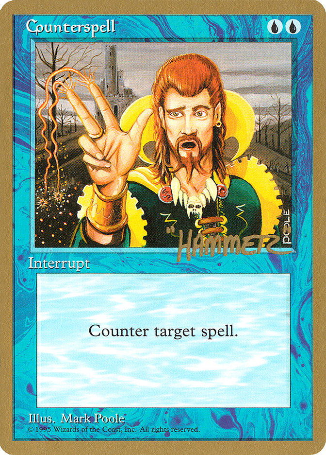 Counterspell (Shawn "Hammer" Regnier) [Pro Tour Collector Set] | Good Games North