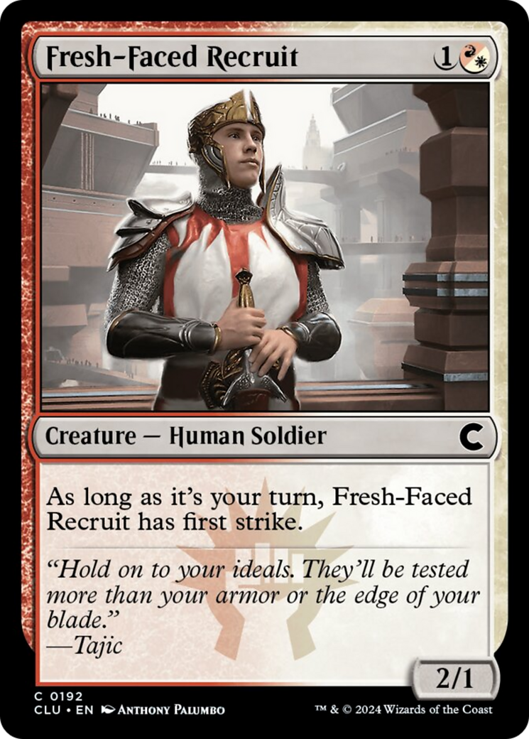 Fresh-Faced Recruit [Ravnica: Clue Edition] | Good Games North