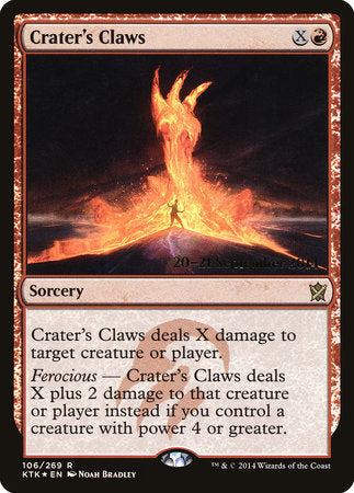 Crater's Claws [Khans of Tarkir Promos] | Good Games North