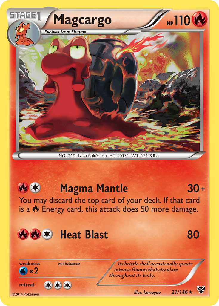Magcargo (21/146) [XY: Base Set] | Good Games North