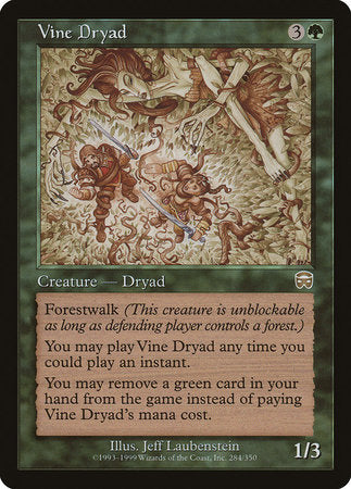 Vine Dryad [Mercadian Masques] | Good Games North