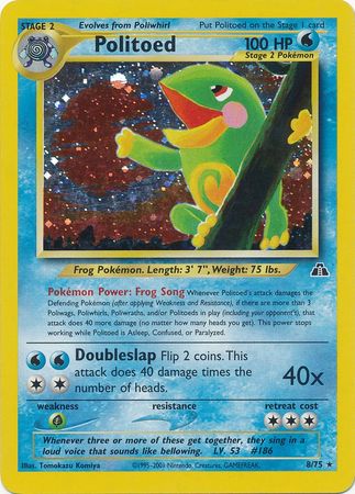 Politoed (8/75) [Neo Discovery Unlimited] | Good Games North
