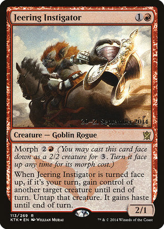 Jeering Instigator [Khans of Tarkir Promos] | Good Games North