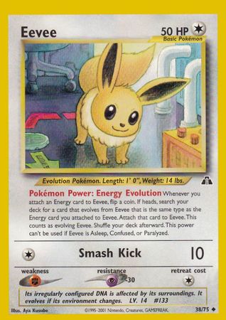 Eevee (38/75) [Neo Discovery Unlimited] | Good Games North