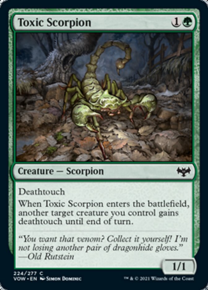 Toxic Scorpion [Innistrad: Crimson Vow] | Good Games North
