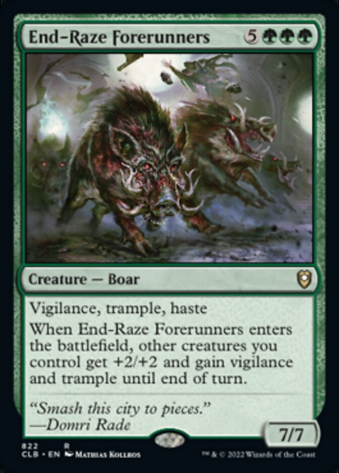 End-Raze Forerunners [Commander Legends: Battle for Baldur's Gate] | Good Games North