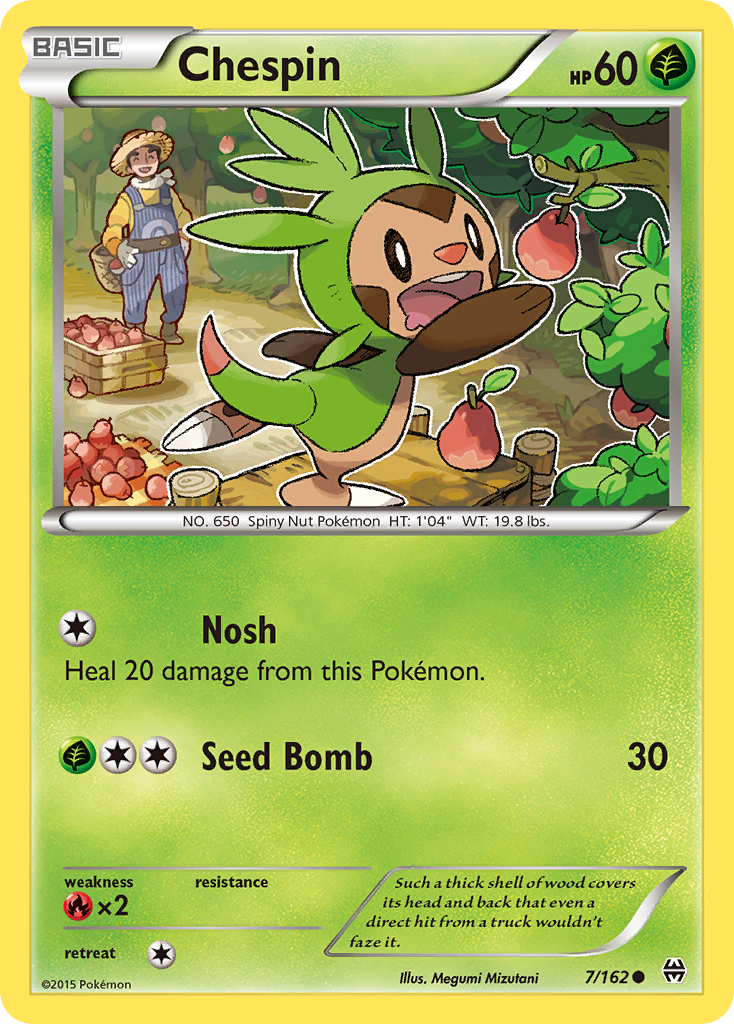 Chespin (7/162) [XY: BREAKthrough] | Good Games North
