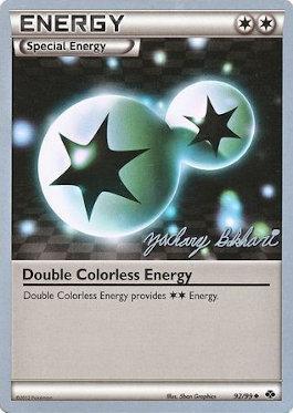 Double Colorless Energy (92/99) (CMT - Zachary Bokhari) [World Championships 2012] | Good Games North