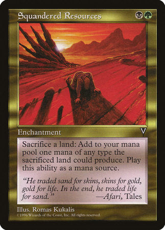 Squandered Resources [Visions] | Good Games North