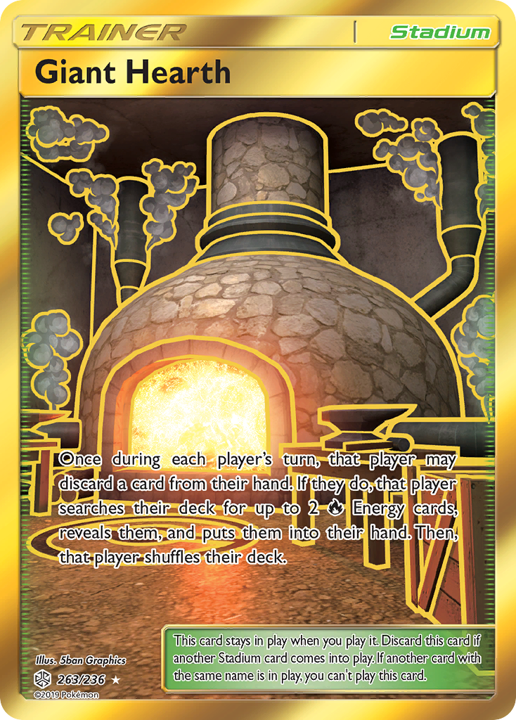 Giant Hearth (263/236) [Sun & Moon: Cosmic Eclipse] | Good Games North