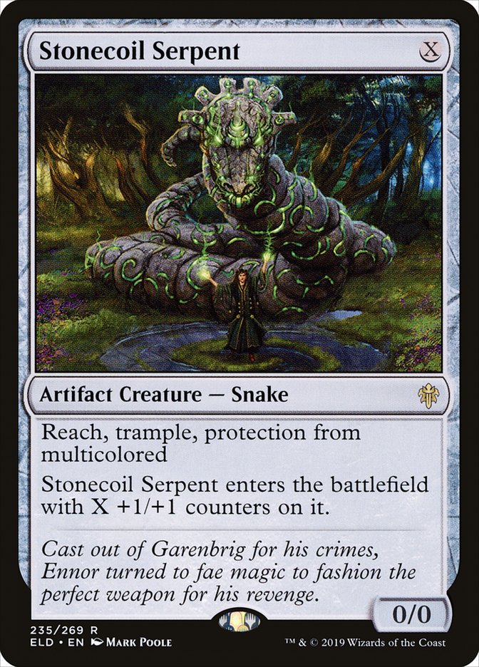 Stonecoil Serpent [Throne of Eldraine] | Good Games North