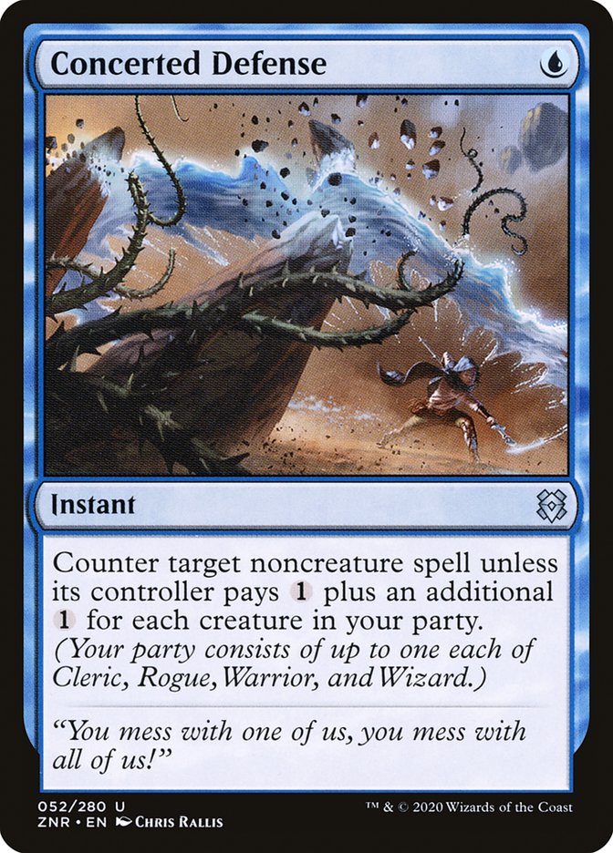 Concerted Defense [Zendikar Rising] | Good Games North