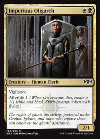 Imperious Oligarch [Ravnica Allegiance] | Good Games North