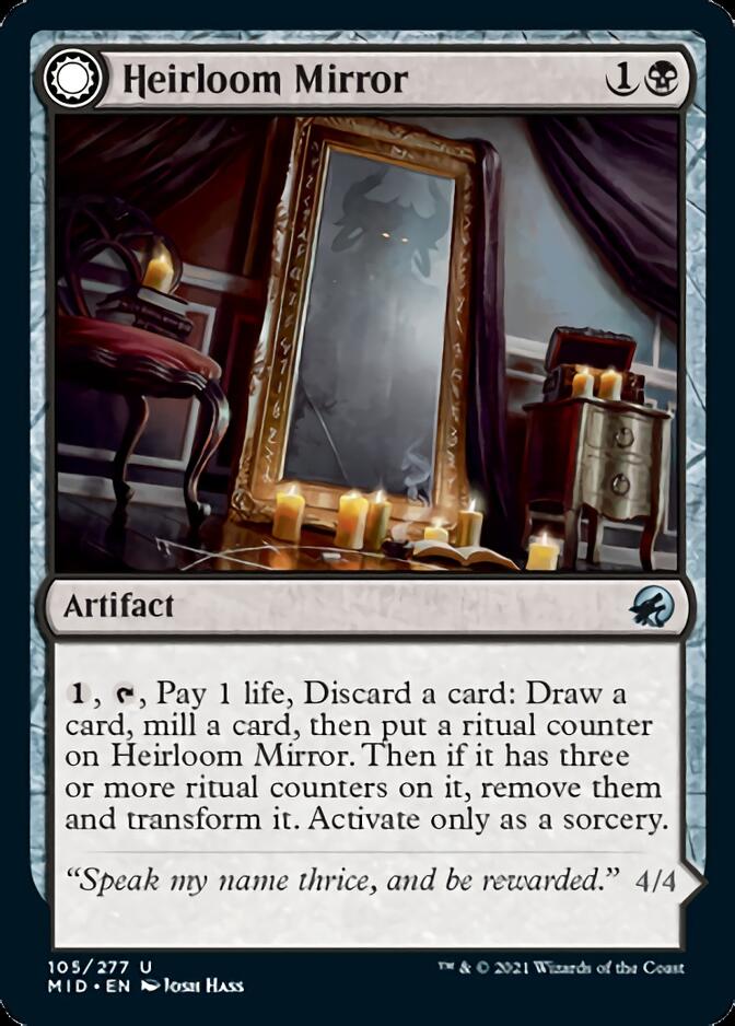 Heirloom Mirror // Inherited Fiend [Innistrad: Midnight Hunt] | Good Games North