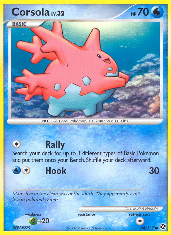 Corsola (84/132) [Diamond & Pearl: Secret Wonders] | Good Games North