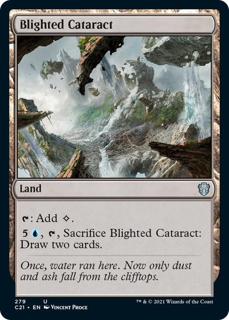 Blighted Cataract [Commander 2021] | Good Games North