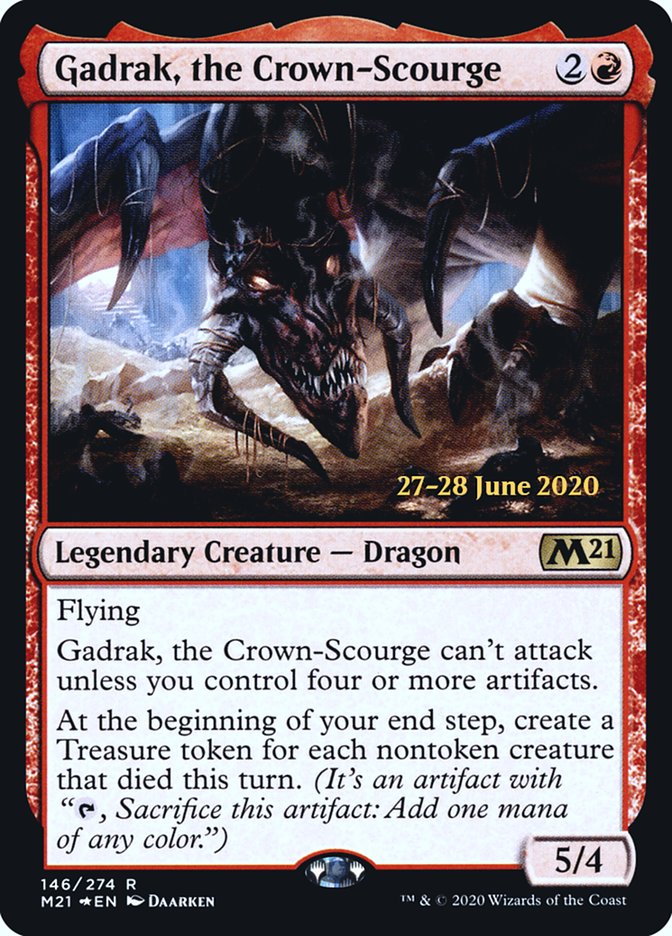 Gadrak, the Crown-Scourge  [Core Set 2021 Prerelease Promos] | Good Games North