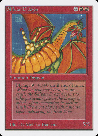 Shivan Dragon [Unlimited Edition] | Good Games North
