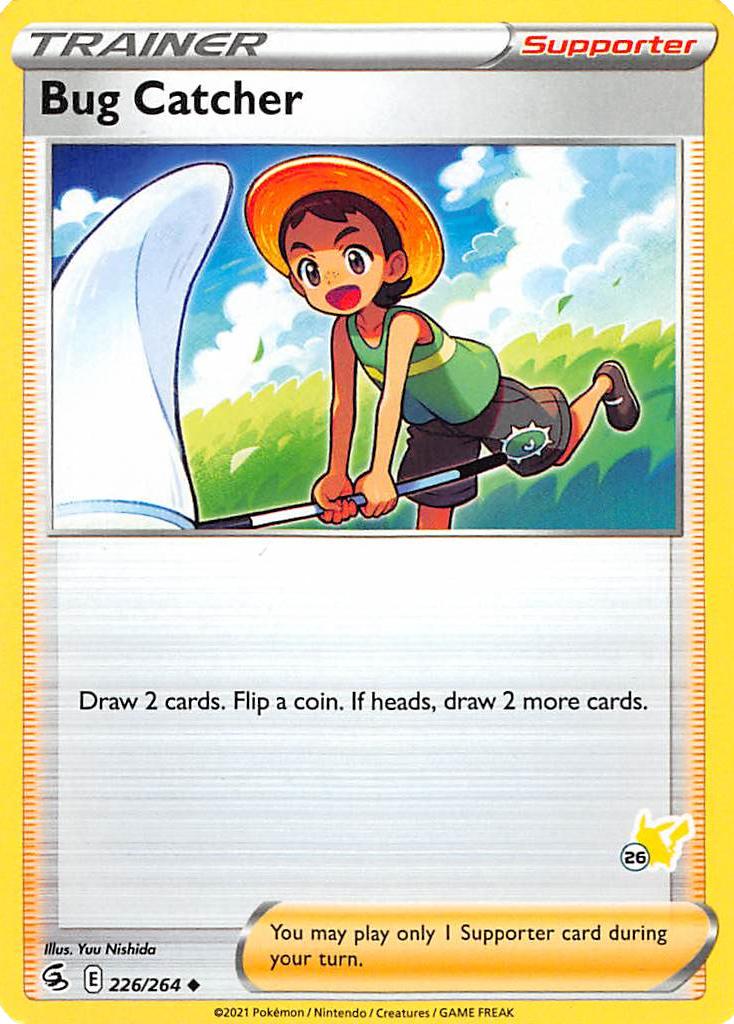 Bug Catcher (226/264) (Pikachu Stamp #26) [Battle Academy 2022] | Good Games North