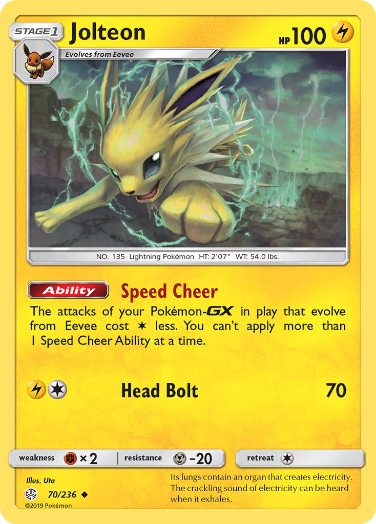 Jolteon (70/236) [Sun & Moon: Cosmic Eclipse] | Good Games North