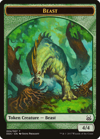 Beast Token [Duel Decks: Mind vs. Might Tokens] | Good Games North