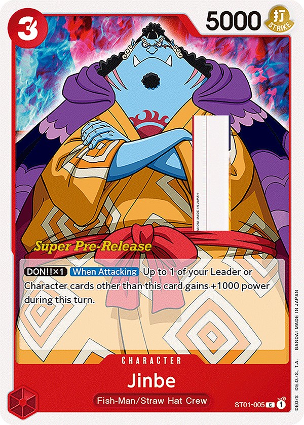 Jinbe [Super Pre-Release Starter Deck: Straw Hat Crew] | Good Games North