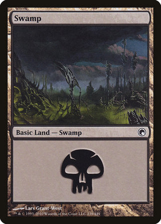 Swamp (239) [Scars of Mirrodin] | Good Games North