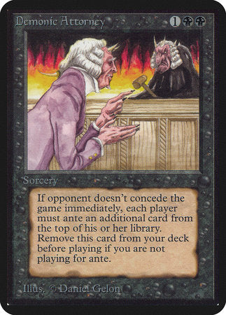 Demonic Attorney [Limited Edition Alpha] | Good Games North